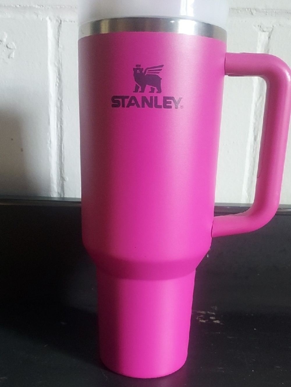 Stanley 40 Oz. Hot Pink Travel Mug with Handle